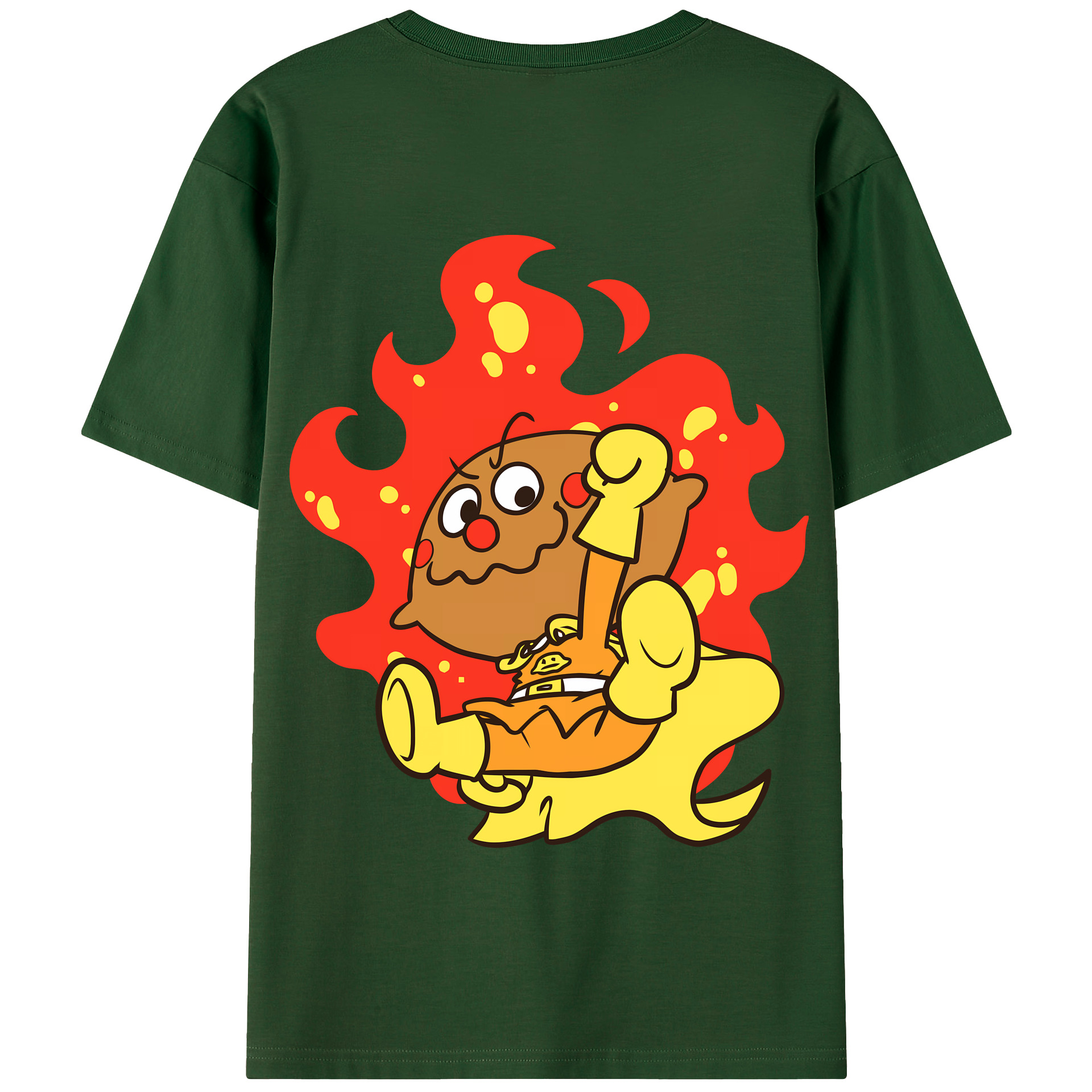 （画像用） アンパンマン Anpanman 綿100％半袖Tシャツ（背面プリント）